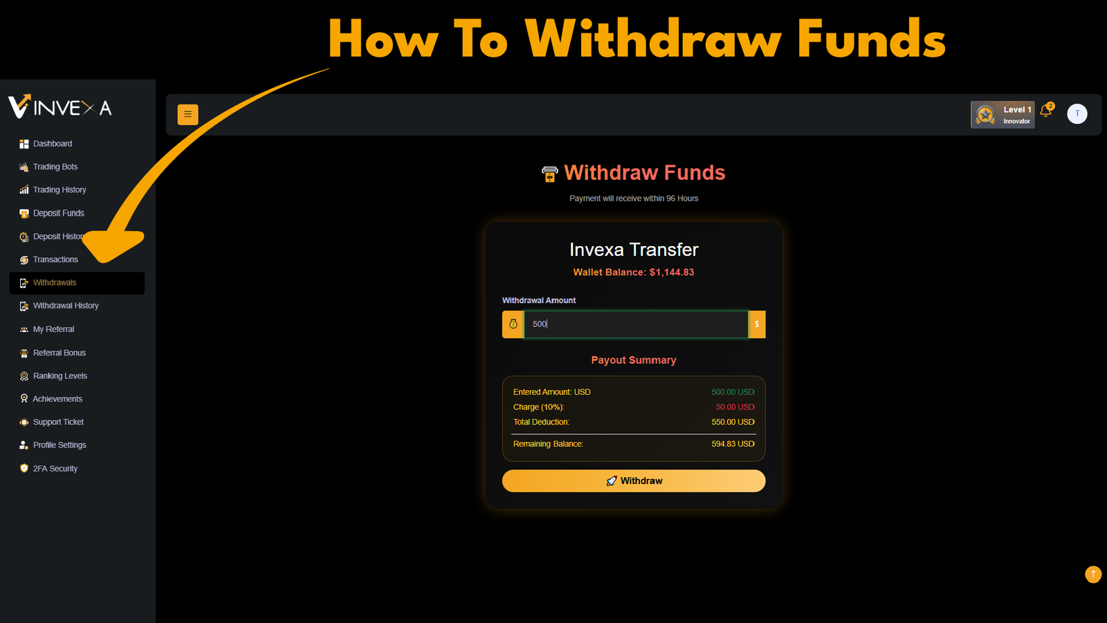 withdraw