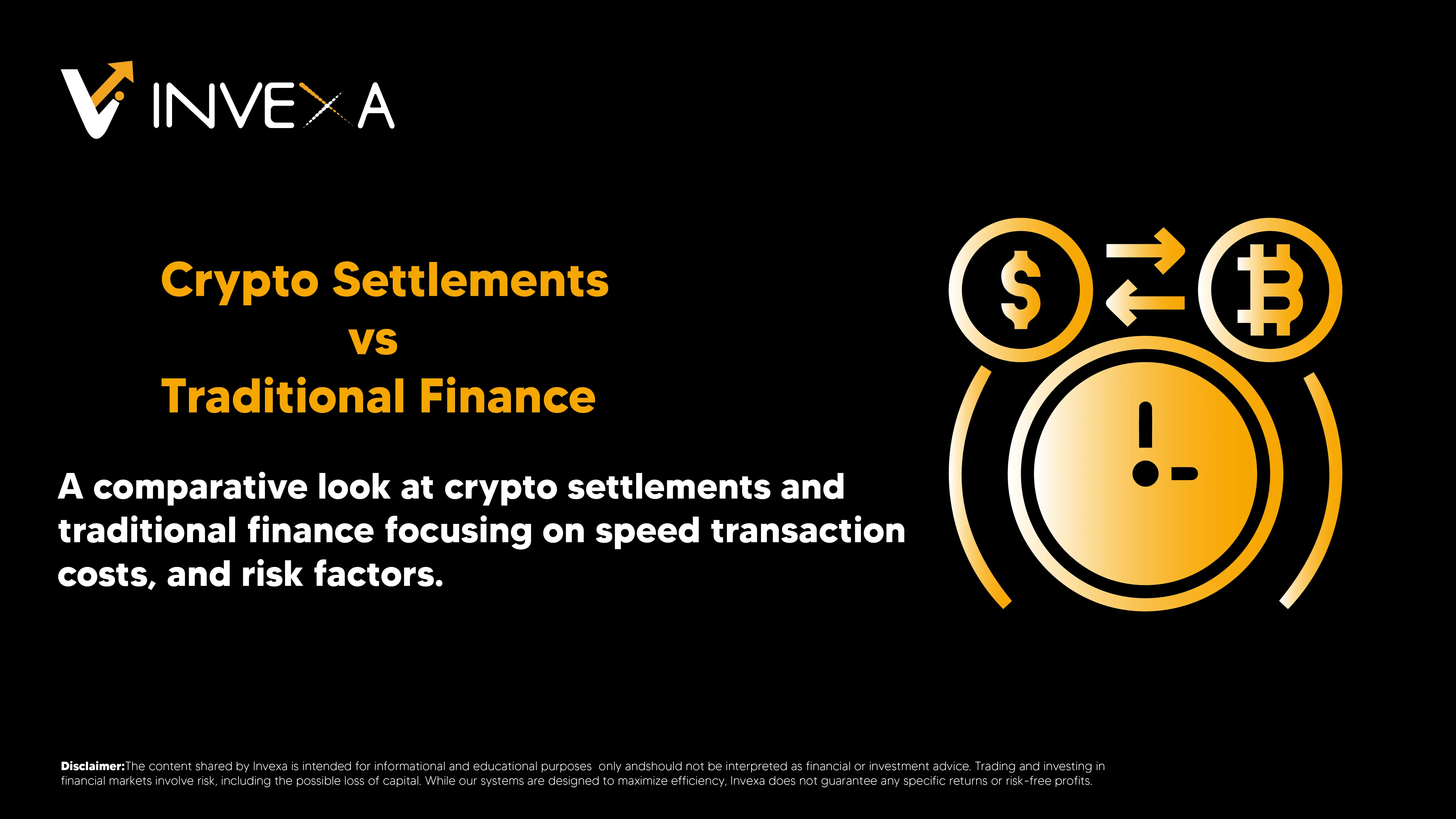Crypto Settlements vs Traditional Finance