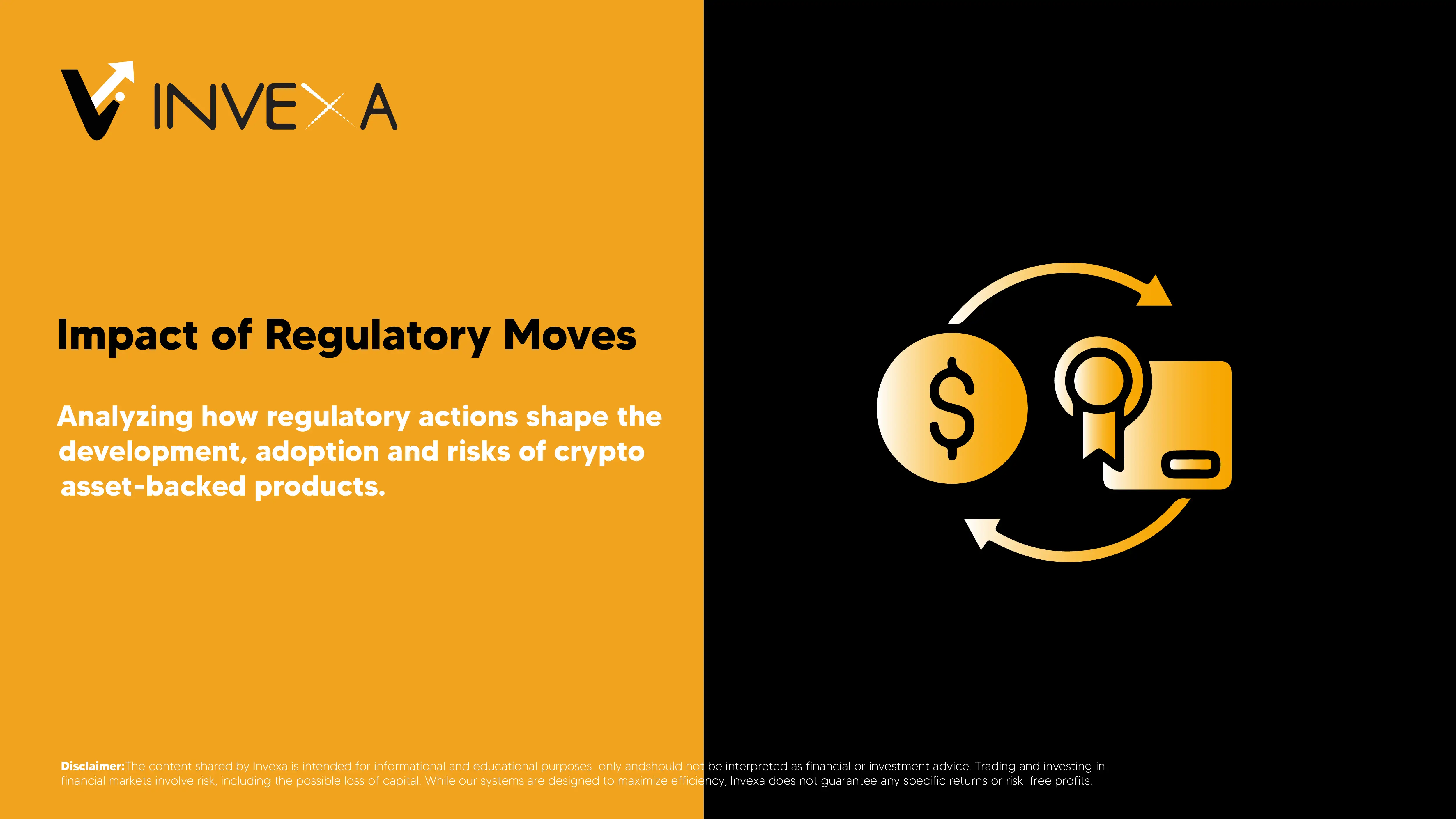 Impact of Regulatory Moves on Crypto Asset Backed Products